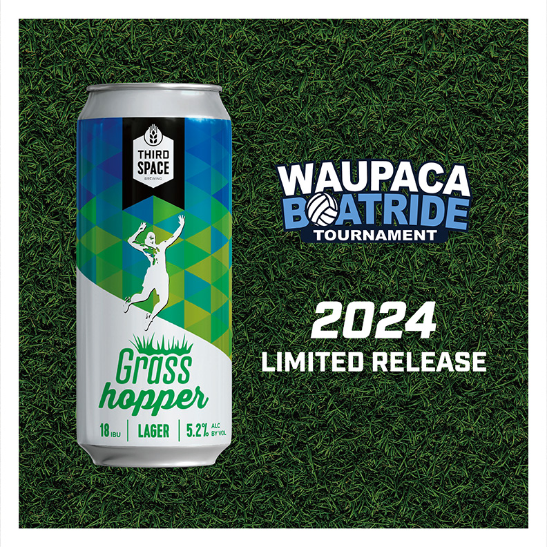 Waupaca Boatride - Grass Hopper Lager