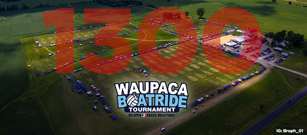 Waupaca Boatride - 1300 Teams Volleyball Teams